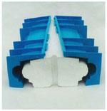 Form, um eine Rampe zu laufen